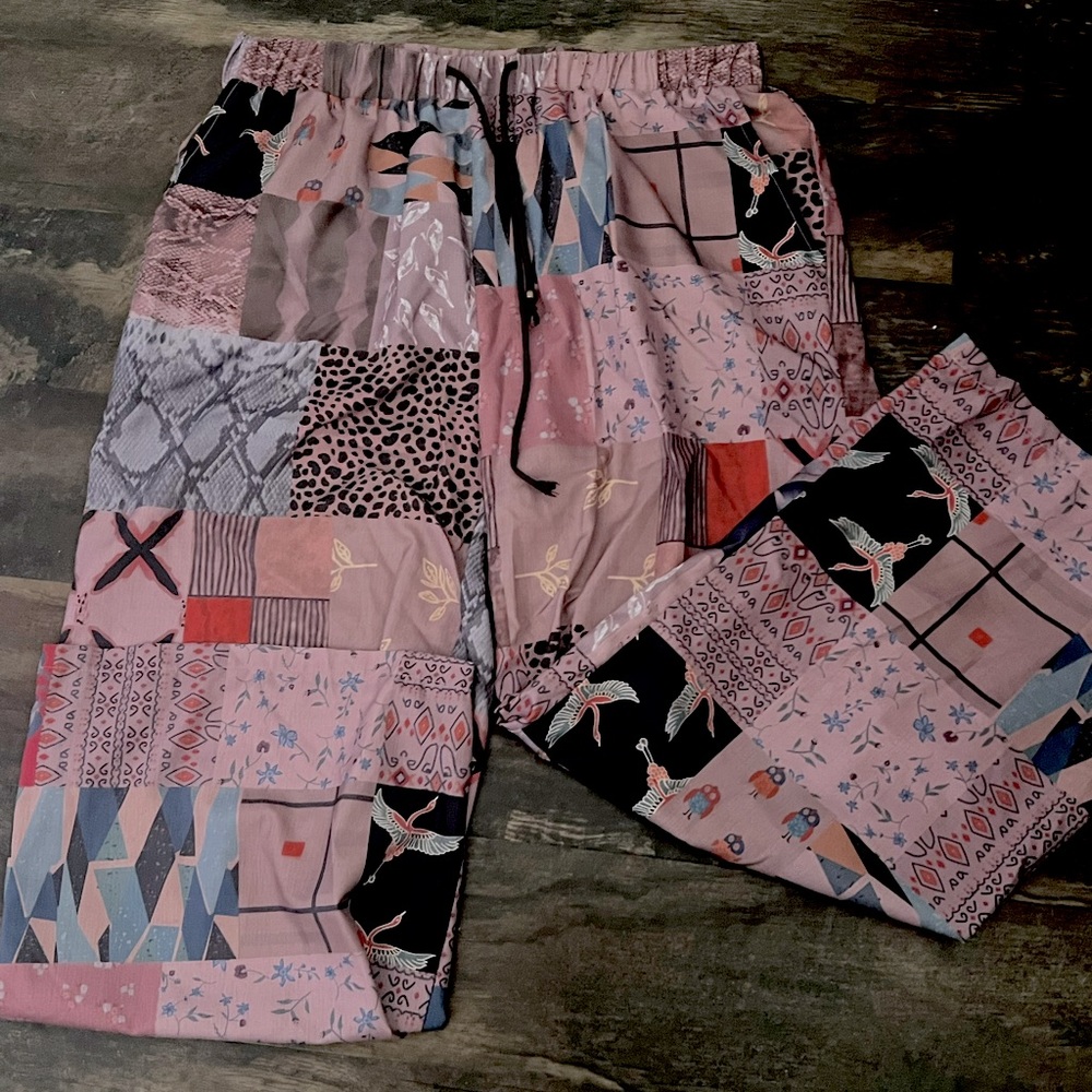 "Hippie" shein pants with pockets